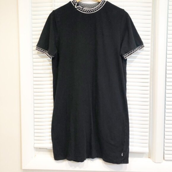 Vans Dresses & Skirts - Vans All Stakes Black Dress Size L Pre-Owned